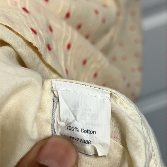 J. Crew Women’s Ivory & Red Embroidered Polka Dot DOBBY Dress - Size XXS - Picture 8 of 8